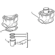 Groupe cylindre-piston-axe