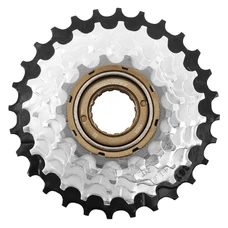 ROUE LIBRE 6V. SUNRACE 14-24 ARGENT/NOIR INDEXEE (EN BOITE)