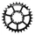 CHAINRING FOR MTB- "DIRECT MOUNT" 32teeth BLACK ALU TA DM6 GX and NX 11/12SPEED. (standard OFFSET 6mm)