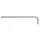 CLE ALLEN CYCLUS PRO AVEC BOULE 10mm LONGUEUR 225mm (VENDU A L'UNITE) -MADE IN GERMANY