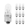 AMPOULE/LAMPE STANDARD  6V  4W CULOT BA9s NORME T4W TEMOIN BLANC (FEU DE POSITION) (BOITE DE 10)  -FLOSSER-