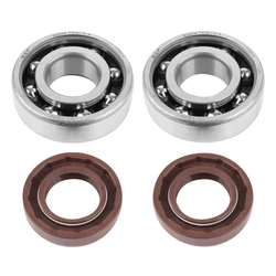 ROULEMENT D'EMBIELLAGE + JOINT 50 A BOITE P2R ADAPTABLE DERBI 50 SENDA, GPR/GILERA 50 SMT, RCR (MOTEUR EURO 2 + EURO 3) (KIT 6204 SKF POLYAMIDE C4/JOINT VITON)