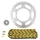KIT CHAINE ADAPTABLE APRILIA 50 SX 2012>2017, SX SM 2012>2017  420  11x53  (DIAM COURONNE 108/123/6.5)  (DEMULTIPLICATION ORIGINE)  -AFAM-
