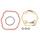 GASKET SET FOR CYLINDER KIT ARTEK K2 ALU FOR DERBI 50 SENDA 2006>, GPR 2006>/GILERA 50 SMT 2006>, RCR 2006> ( PIAGGIO EURO 3)