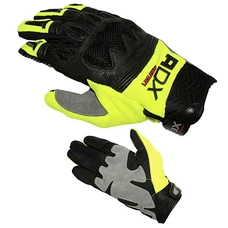 GLOVES ADX - CROSS MX2 DARK YELLOW T 6 (XXS) - EPI APPROVED CATEGORY 2- (TEXTILE +LEATHER+ PROTECTION SHELL)