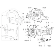 Couvercle carter - refoidissement carter