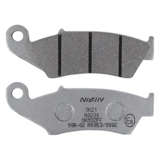 PLAQUETTE DE FREIN NISSIN POUR HONDA 600 XL V TRANSALP 1997>1999 AV, 650 XL V TRANSALP 2000>2007 AV, 700 XL V TRANSALP 2008>2011, 750 XRV AFRICA TWIN 1994>2003 AV (A0230) (SEMI METAL) -ECE R90