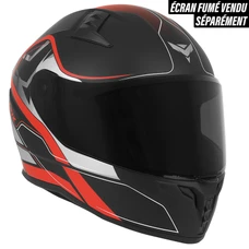 CASQUE INTEGRAL MOTO ADX AI400 EVO NOIR/ROUGE MAT XL (SIMPLE ECRAN) (ECE 22.06)