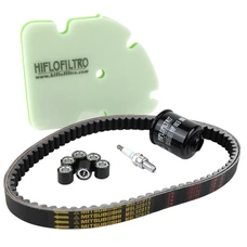 KIT/PACK ENTRETIEN MAXISCOOTER ADAPTABLE PIAGGIO 125 MP3 2006>, X8 2005>2007 (PACK 5 PIECES) -SELECTION P2R PREMIUM