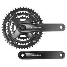 PEDALIER VTT SHIMANO 6/7/8V. TY301 NOIR 170mm 48-38-28 (BOITIER 123mm)