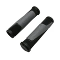 HAND GRIPS FOR MTB- PROGRIP ATV 807 -DUAL DENSITY- OPEN END BLACK/GREY 125mm -SUPPLIED WITH NOZZLES-(PAIR)-)