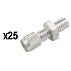 VIS TENDEUR DE CABLE VELO M6 ALU (VENDU PAR 25)
