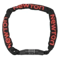 ANTIVOL VELO CHAINE A COMBINAISON NEWTON DIAM 5,5 mm LONG 1,00 M NOIR CODE A 4 CHIFFRES REGLABLE