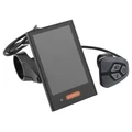 COMPTEUR / DISPLAY AVEC UNITE DE COMMANDE VAE BAFANG DP C18 UART POUR MOTEUR CENTRAL NOIR (SUPPORT 22,2/25 mm LONGUEUR CABLE 500 mm)