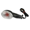 CLIGNOTANT 50 A BOITE ADAPTABLE DERBI 50 GPR 2002>2003 REPLICA/MBK 50 X POWER/YAMAHA 50 TZR  TRANSPARENT/NOIR ARRIERE GAUCHE OU AVANT DROIT  (756896) (HOMOLOGUE CE)  -SELECTION P2R-