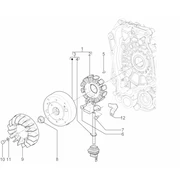 Volant magnetique
