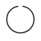OIL SCRAPER PISTON RING- "PIAGGIO GENUINE PART" 500 FUOCO, BEVERLY, MP3, X10  -833451-