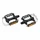 PEDALE VTT ALU NEWTON NOIR CAGE ALU ARGENT 9/16" ROULEMENT DU (PAIRE)