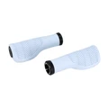 POIGNEE CITY HERRMANS TOWN WAVE DD48 AVEC LOCK-ON BLEU CLAIR L 130 mm DIAM 22 mm  (PAIRE SUR CARTE)