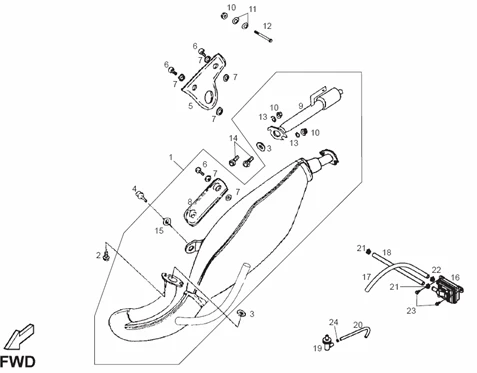 Tuyau d’échappement