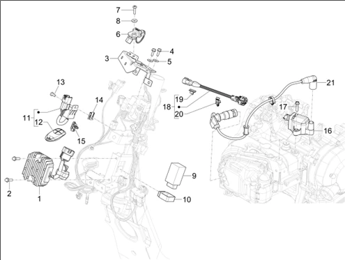 Régulateurs de tension - Centrales electroniques - Bobine H.T.