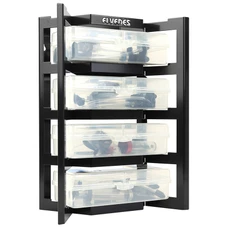 PRESENTOIR POUR KIT DE PURGE FREIN DISQUE ELVEDES BLEED STATION STARTER KIT POUR SHIMANO, SRAM, MAGURA, TEKTRO (41 x 29 x 16 cm) (VOIR REFERENCES EN ARGUMENTAIRE)