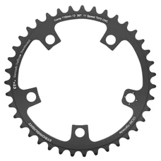 CHANRING FOR ROAD BIKE-5 arms- 39T. Ø110 CAMPAGNOLO ULTRA TORQUE "INNER" BLACK CT2 STRONGLIGHT 11 Speed RECORD CARBON - CHORUS CARBON - ATHENA -ALUMINIUM- 11 Speed "INNER" THREADED