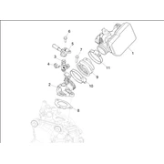 Boîtier papillon - Injecteur - Raccord d'admission