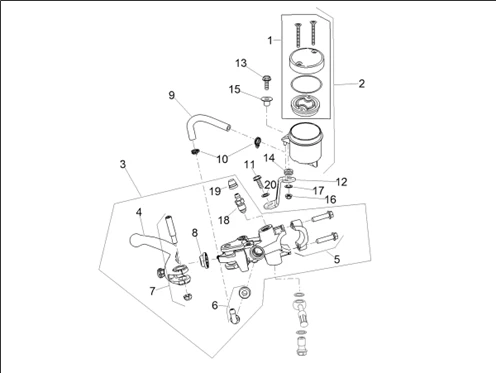 Maît. cyl. frein AV