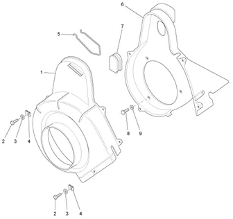 Couvercle carter - refoidissement carter