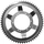 COURONNE CYCLO ADAPTABLE MBK 51 ROUE BATONS ACIER 60 DTS (ALESAGE 94 mm) 10 TROUS -SELECTION P2R