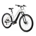 EBIKE - MTB LEADER FOX 29'' SWAN 2023 "For lady" Grey - 9 Speed - BAFANG CENTRAL ENGINE M300 36V 80Nm BATTERY 15Ah ( Frame 16,5'' - H43cm - SIZE S - RIDER'S HEIGHT 158cm to 168cm)