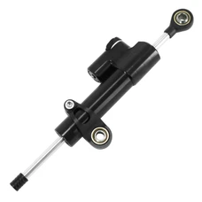 AMORTISSEUR DE DIRECTION MOTO POUR KAWASAKI 900 Z900 ALU ANODISE NOIR -AVOC