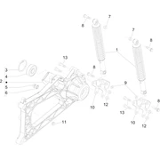 Suspension arrière - Amortisseur/s