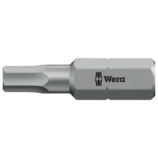 EMBOUT WERA 840/1 HEX PLUS Z 1/4 6 PANS/ALLEN 4 mm L 25 mm -MARQUE ALLEMANDE POUR LES ATELIERS