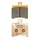 BRAKE PADS -POLINI FOR PEUGEOT 125 CITYSTAR R / DERBI 125-250 RAMBLA / BENELLI 250 VELVET / APRILIA 50 SCARABEO DITECH  (L 50.8mm - H 53.5mm - thk9.3mm)  (174.2020)  (SINTERED)
