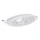 TAIL LIGHT UNIVERSAL REPLAY -WITH LEDS- OVAL SHAPED TRANSPARENT WITH STOP LAMP (16 RED LEDS /3 CLEAR LEDS) **