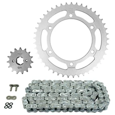 CHAIN AND SPROCKET KIT FOR HONDA 650 NX DOMINATOR 1988>  520  15x45  (REAR SPROCKET Ø 130/150/10.5)  (OEM SPECIFICATIONS)  -AFAM-
