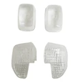 LENS FOR FLASHER FOR SCOOT MBK 50 BOOSTER SPIRIT/YAMAHA 50 BWS ORIGINAL 1999>2003 FRONT+REAR TRANSPARENT (x4) -REPLAY