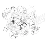 Installation électrique avant