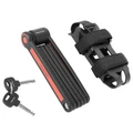 ANTIVOL VELO ARTICULE A CLE NEWTON DIAM 5 mM L 0.85 M NOIR MAT (2 CLES)