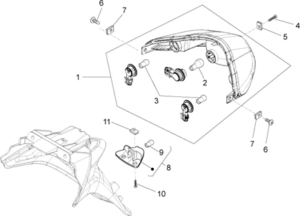 Eclairages arrière - Clignotants