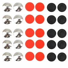 HANDLEBAR END PLUG- FOR ROAD BIKE- VELOX RED(X10) - WHITE(X10) - BLACK(X10) (30 ON CARD)
