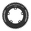 CHAINRING FOR ROAD BIKE- 51T. Ø 110 - 4 ARMS -OUTER- TIME TRIAL - FOR ULTEGRA 6800/105 5800 TIME TRIAL BLACK CT2 STRONGLIGHT 11 Speed