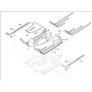 Protection centrale - Repose-pieds