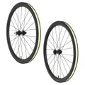 ROUES ROUTE 700 MICHE ASFALTO CARBONE PROFIL 22 mm POUR SRAM XDR 12V. TUBELESS READY POIDS 1680 g -POIDS MAX 120 kg- (PAIRE)