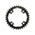 PLATEAU VTT 4BRA D.96 POUR SUNRACE 34DTS MONO MX 12/11/10V. NOIR NARROW-WIDE ALU COMPATIBLE AUTRES MARQUES