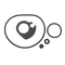 GASKET SET FOR CARB "PIAGGIO GENUINE PART" COMMON TO THE RANGE SCOOTER 50 CC 2 stroke 1998>2005  -498475-