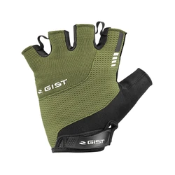 GANTS VELO COURT GIST KONTROL ETE VERT MILITAIRE M (PAIRE SUR CARTE) AVEC VELCRO -5512