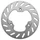 DISQUE DE FREIN ADAPTABLE DERBI 50 SENDA L-R 1994>1997 AV  (EXT 218mm - INT 90.5mm - 3 TROUS)  (DF4052A)  -NEWFREN-
